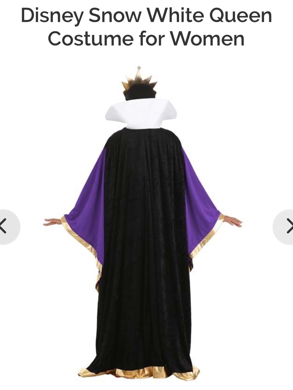 Disney Villains Evil Queen Adult Costume - Picture 5 of 13